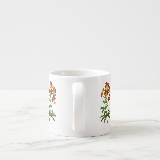 Redoute Tiger Lily Espresso Cup Espresso Kop (Achterkant)