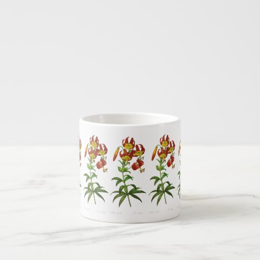 Redoute Tiger Lily Espresso Cup Espresso Kop (Voorkant)