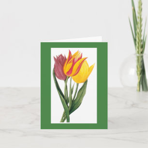 Redoute Tulip Notecard Kaart