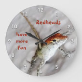 Redpen hebben nog meer vette hagedissen grote klok (Voorkant)