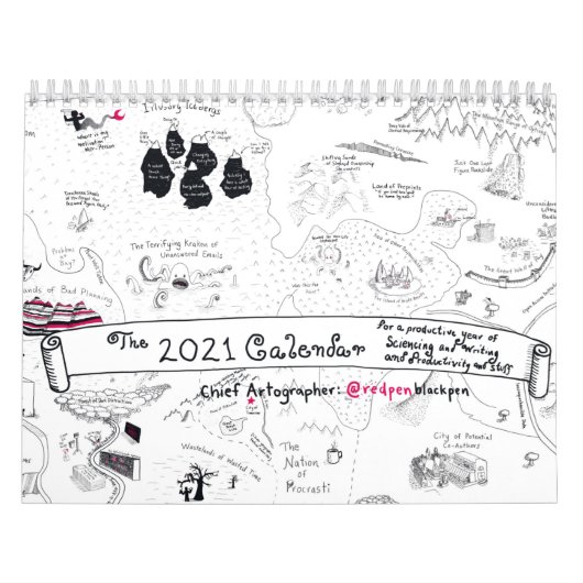 RedPenBlackPen 2021 Kalender (Hoes)