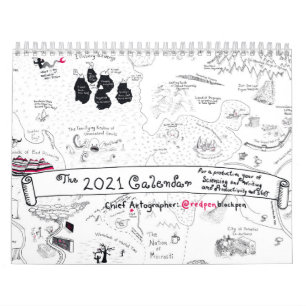RedPenBlackPen 2021 Kalender
