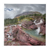 Redrock Herfsten - Glacier National Park Tegeltje (Voorkant)