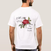 redrose5, Snoep, Roos T-shirt (Achterkant)