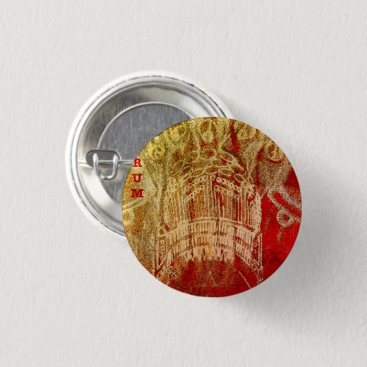 Redrum Album Art Ronde Button 3,2 Cm (Voorkant /achterkant)