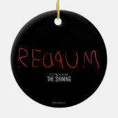 Redrum Keramisch Ornament (Achterkant)