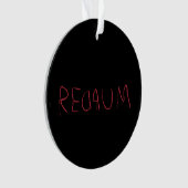 Redrum Ornament (voorkant)
