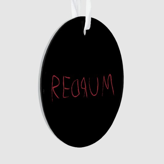 Redrum Ornament (voorkant)