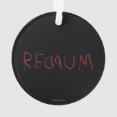 Redrum Ornament (achterkant)