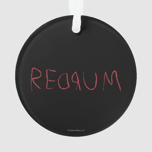Redrum Ornament (achterkant)
