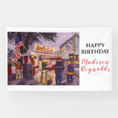 Red's Eats Lobster Shack Verjaardagsbanner Spandoek (Horizontaal)
