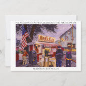 Red's Eats Lobster Shack verjaardagsuitnodiging (Voorkant)