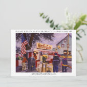 Red's Eats Lobster Shack verjaardagsuitnodiging (Staand voorkant)