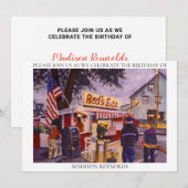 Red's Eats Lobster Shack verjaardagsuitnodiging (Voorkant / Achterkant)