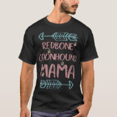 Reds Lover Funny Dog Ma Gifts Redbone Coonhound M T-shirt (Voorkant)