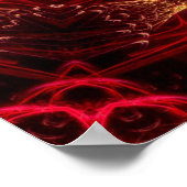 Redstaro Geometry Fractal Art Poster (Hoek)