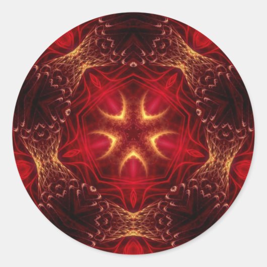 RedStaro-Sticker Ronde Sticker (Voorkant)