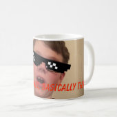 Redstone Gamer64 YouTube-Mok - Basisontwerp Koffiemok (Voorkant rechts)