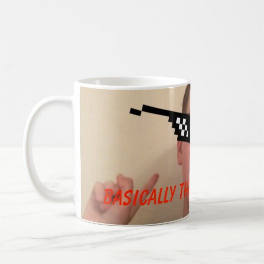 Redstone Gamer64 YouTube-Mok - Basisontwerp Koffiemok (Links)