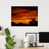 RedSunset Poster (Thuiskantoor)