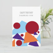 redt de dagkaarten save the date (Staand voorkant)