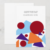 redt de dagkaarten save the date (Voorkant / Achterkant)