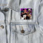 Redthread Cast-knop (vierkant) Vierkante Button 5,1 Cm (In situ)