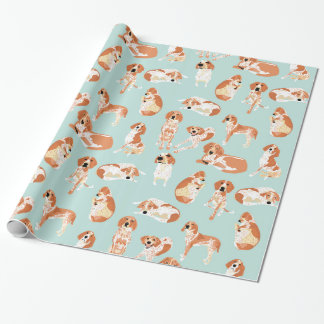 Redtick Coonhound Wrapping Paper Cadeaupapier