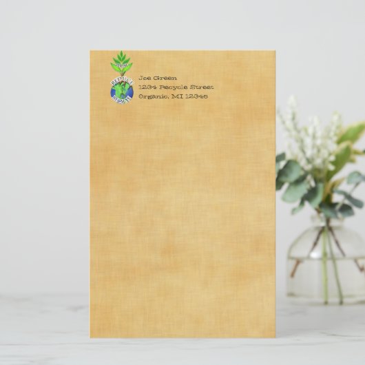 ReDuce gebruiken Recyclen Briefpapier (Staand voorkant)