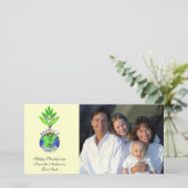 ReDuce gebruiken Recyclen Feestdagenkaart (Staand voorkant)