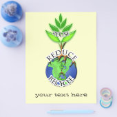 ReDuce gebruiken Recyclen Flyer (Enkel)