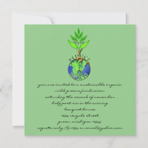 ReDuce gebruiken Recyclen Kaart