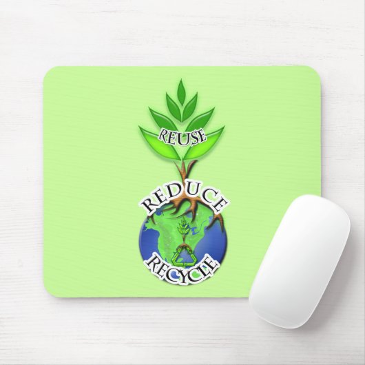 ReDuce gebruiken Recyclen Muismat (Met muis)