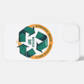 Reduce Reuse Recycle Eco Tee iPhone Hoesje (Achterkant horizontaal)
