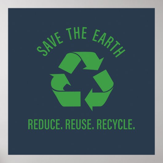 reduce reuse recycle poster (Voorkant)