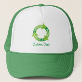 Reduce Reuse Recycle Trucker Hoed Pet (Voorkant)