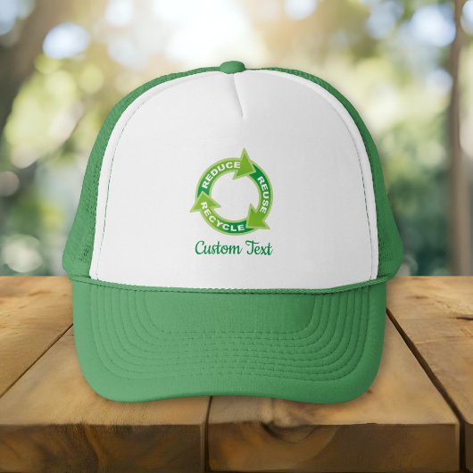 Reduce Reuse Recycle Trucker Hoed Pet