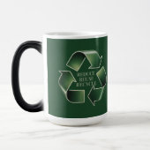 Reduce Reuse Recycle Vormveranderende Mok (Links)