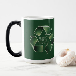 Reduce Reuse Recycle Vormveranderende Mok