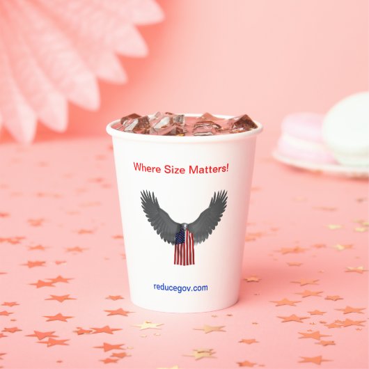 reducegov 15 oz koffie - mok papieren bekers (Insitu)