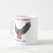 Reducegov.com Coffee-Mok waar grootte van belang i Koffiemok (Voorkant links)