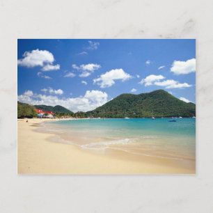 Reduit Beach, Rodney Bay, Saint Lucia Briefkaart