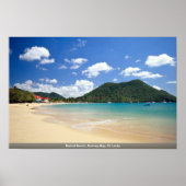 Reduit Beach, Rodney Bay, St. Lucia Poster (Voorkant)