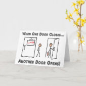 Redundantie als één deur sluit kaart (Gele Bloem)