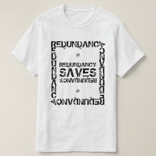 Redundantie zenuwgrap v2 t-shirt (Design voorkant)