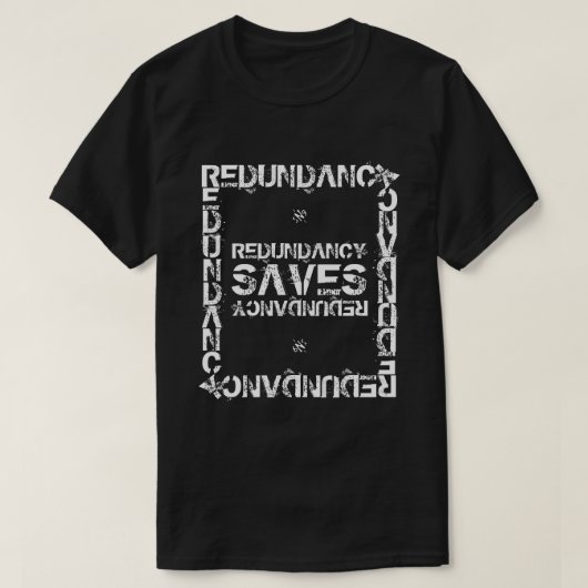 Redundantie zenuwgrap v2 t-shirt (Design voorkant)
