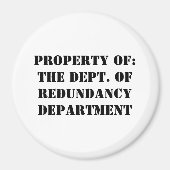 Redundantieafdeling Eigenschap Magneet (Voorkant)