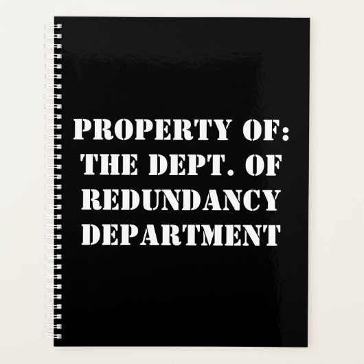Redundantieafdeling Eigenschap Planner (Voorkant)