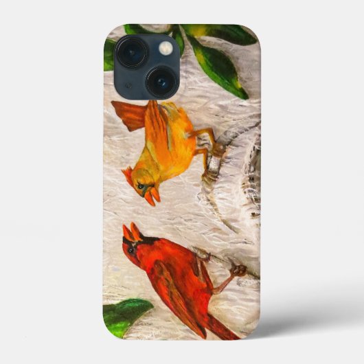 Redvogels Zingend op liefde Case-Mate iPhone Case (Achterkant)