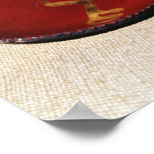 Redware-beker en -schaal, c.1780 poster (Hoek)